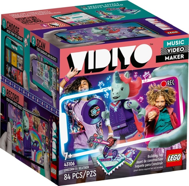 Lego, Set, Sealed, Vidiyo, Unicorn DJ BeatBox, 43106