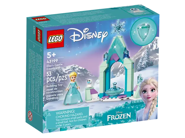 Lego, Set, OPENED, Disney, Frozen, Elsa's Castle Courtyard, 43199