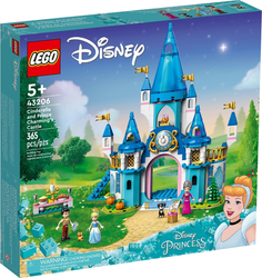 Lego, Set, Opened, Disney, Princess, Cinderella and Prince Charming's Castle, 43206