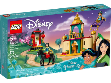 Lego, Set, Sealed, Disney, Disney Princess, Jasmine and Mulan’s Adventure, 43208