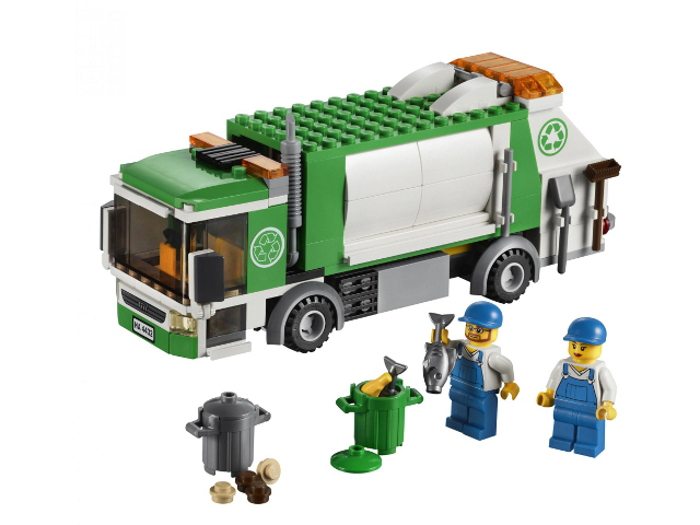 Lego, Set, Opened, City, Garbage Truck, 4432