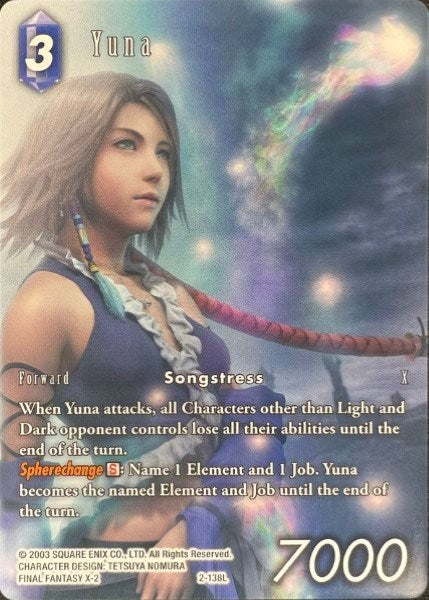 Yuna (Full Art Reprint) [Promo Cards]