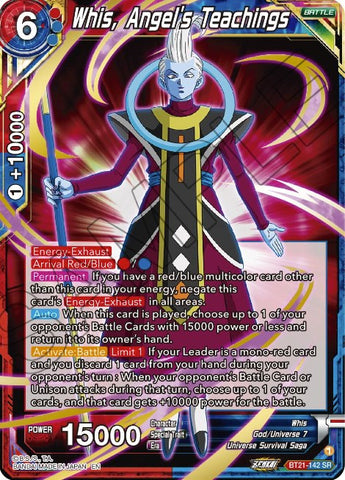 Whis, Angel's Teachings (BT21-142) [Wild Resurgence]