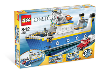LEGO, Creator, USED SET, Model, Harbor, 4997, Transport Ferry