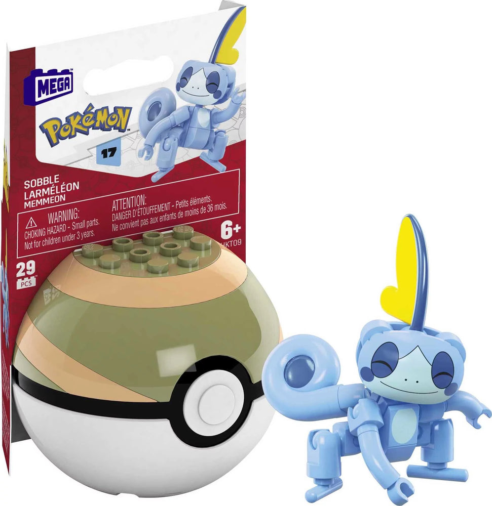 Mega Block, Set, Sealed, Pokemon, Sobble, HKT09