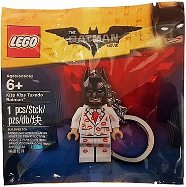 Lego, Gear, Keychain, Minifigure, Super Heroes, The LEGO Batman Movie, Kiss Kiss Tuxedo Batman, 5004928
