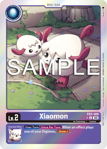 Xiaomon [EX5-006] (Animal Colosseum Box Promotion Pack) [Animal Colosseum]