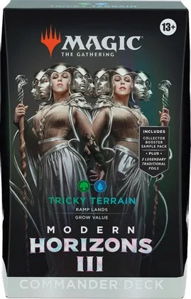 MODERN HORIZONS 3 COMMANDER DECK - TRICKY TERRAIN