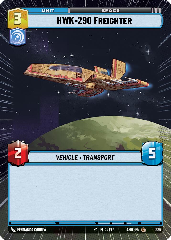 HWK-290 Freighter (335) (Hyperspace) (335) [Shadows of the Galaxy]