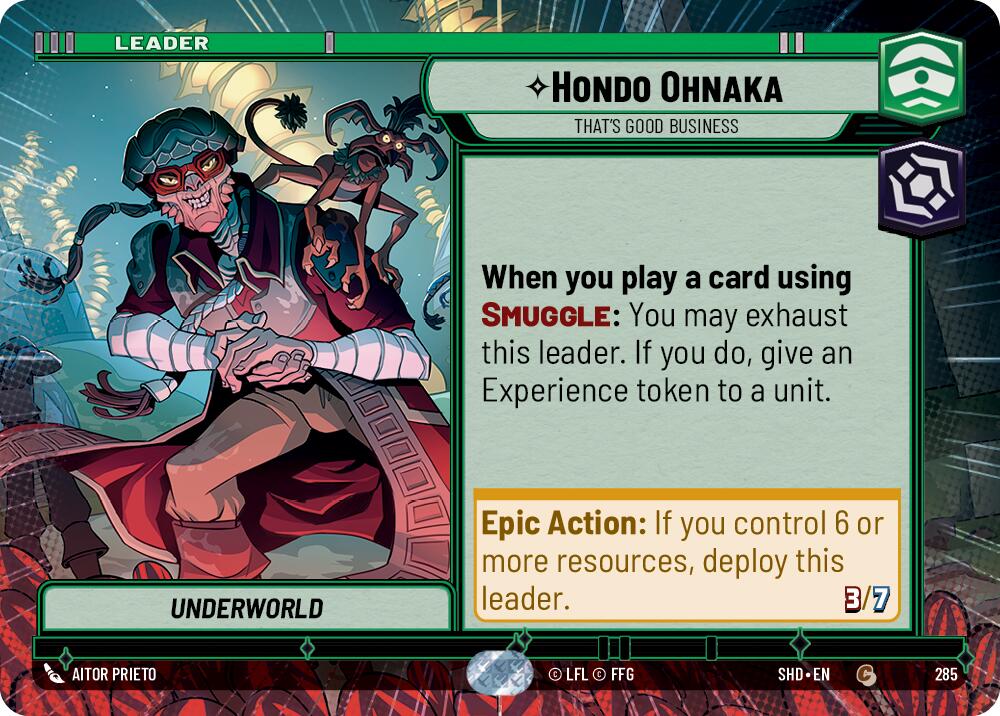 Hondo Ohnaka - That's Good Business (285) (Hyperspace) (285) [Shadows of the Galaxy]
