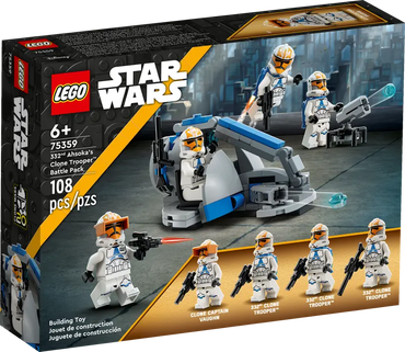 Lego, Set, Sealed, Star Wars, 332nd Ahsoka's Clone Trooper™ Battle Pack, 75359