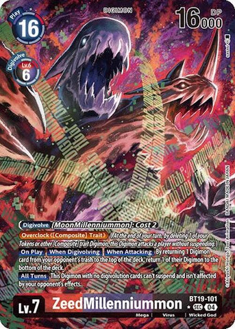 ZeedMillenniummon [BT19-101] (Alternate Art) [Release Special Booster Ver.2.5]