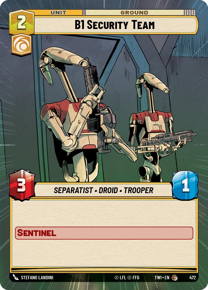 B1 Security Team (472) (Hyperspace) (472) [Twilight of the Republic]
