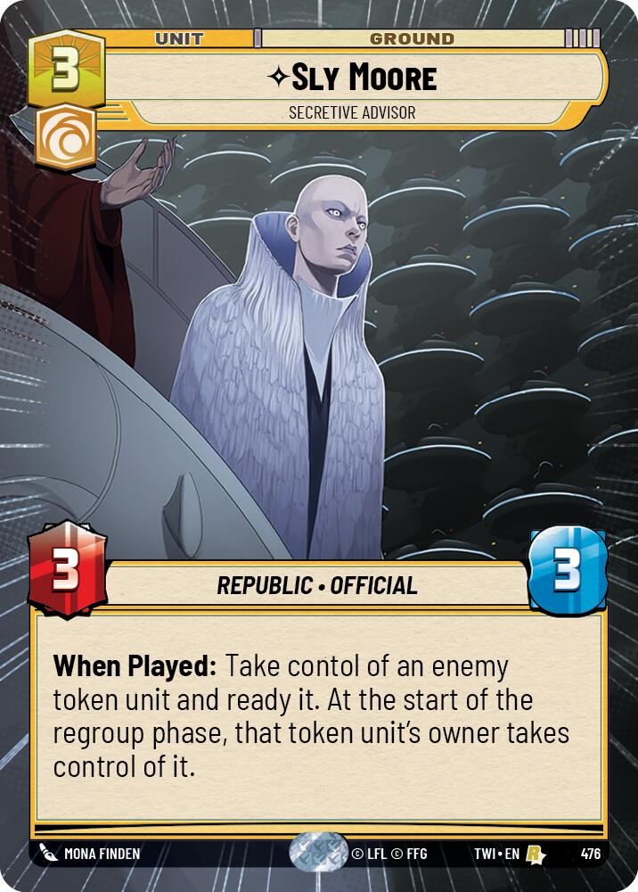 Sly Moore - Secretive Advisor (476) (Hyperspace) (476) [Twilight of the Republic]