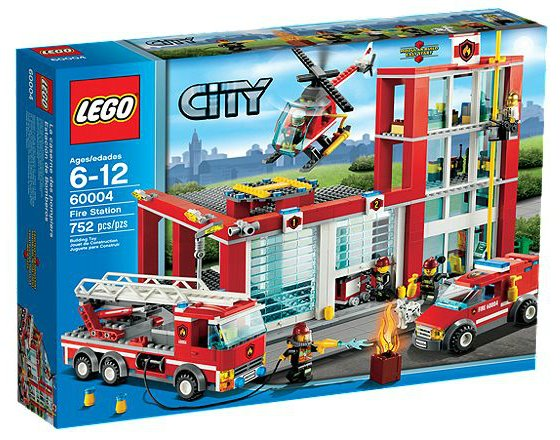 Lego, Set, Opened, City, Fire, Fire Station, 60004