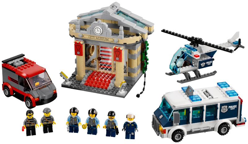 Lego, Set, Opened, City, Police, Museum Break-in, 60008