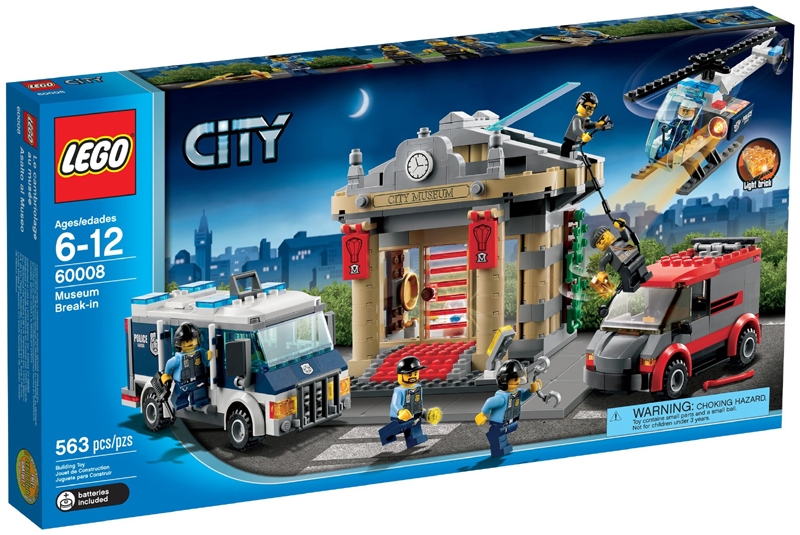 Lego, Set, Opened, City, Police, Museum Break-in, 60008