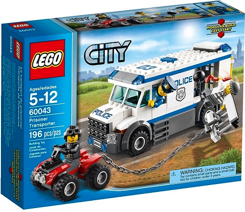 Lego, Set, Sealed, City, Prisoner Transporter, 60043(KCC)