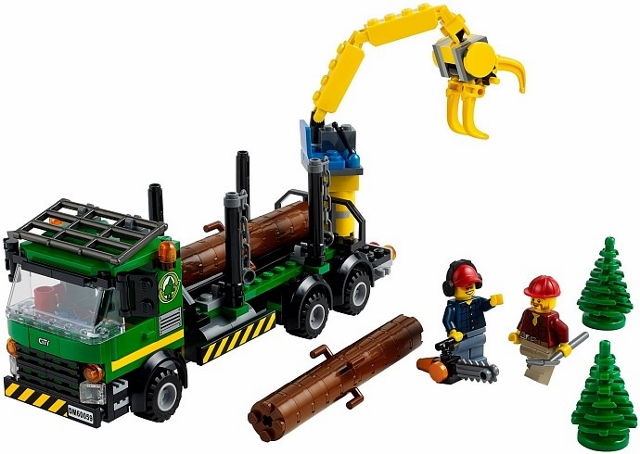 Lego, Set, Opened, City, Construction, Logging Truck, 60059