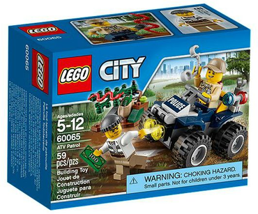 Lego, Set, Opened, City, Police, ATV Patrol, 60065