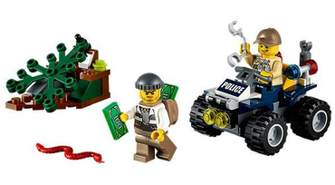 Lego, Set, Opened, City, Police, ATV Patrol, 60065