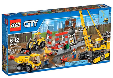 Lego, Set, Opened, City, Construction, Demolition Site, 60076