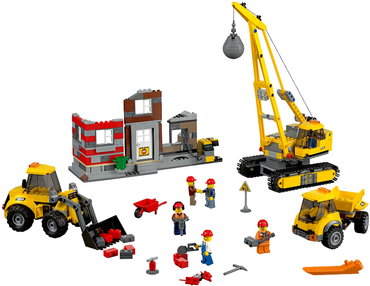 Lego, Set, Opened, City, Construction, Demolition Site, 60076