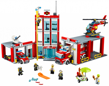 LEGO, Creator, USED SET, Town, City, Fire, 60110 Fire Station