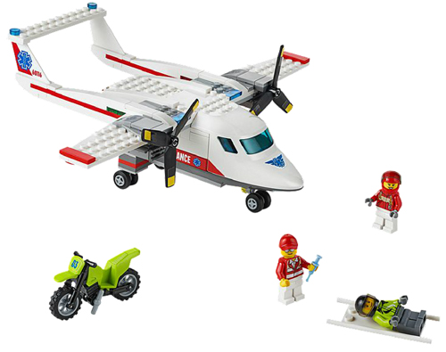 Lego, Set, Opened, City, Hospital, Ambulance Plane, 60116