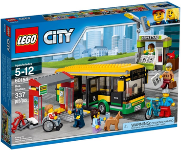 Lego, Set, Opened, City, Traffic, Bus Station, 60154