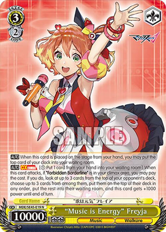 "Music is Energy" Freyja (MDE/SE45E19 N) [MACROSS Delta Premium Booster]