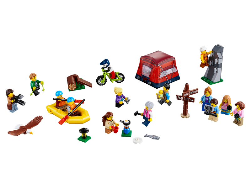 LEGO, Opened, City, Town, People Pack- Outdoor Adventures, 60202