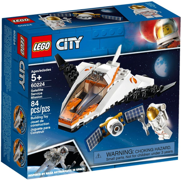 Lego, Set, Opened Product, City, Space, Satellite Service Mission, 60224