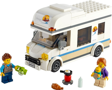 LEGO, Opened, Town, City, Recreation, Holiday Camper Van, 60283, BUILT