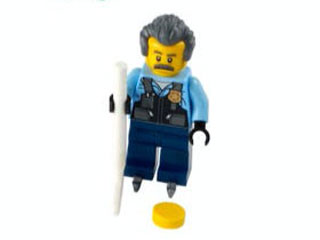 Lego, Minifigure, Advent Calendar 2021, City, Sam Grizzled Playing Hockey, 60303-6