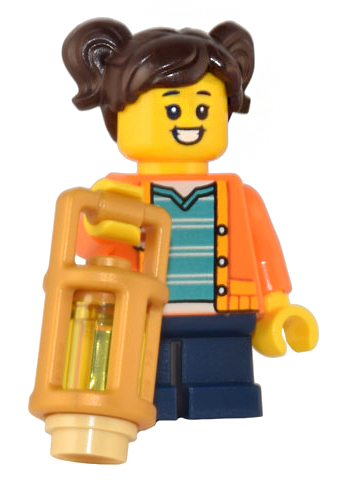 Lego, Minifigure, Advent Calendar 2022, City, Maddy with Lantern, 60352-15