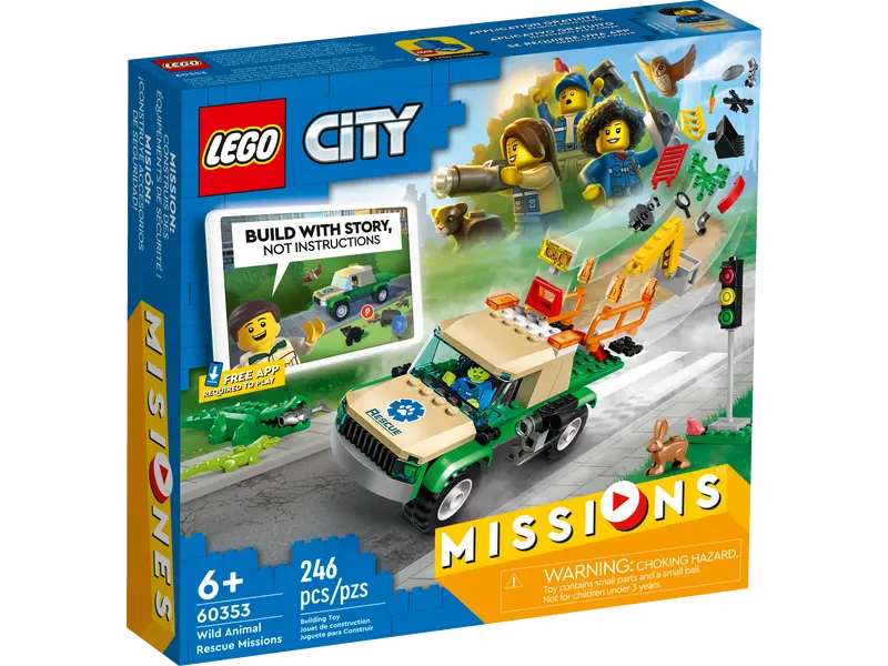 LEGO® Set, Sealed, City, Wild Animal Rescue Missions 60353
