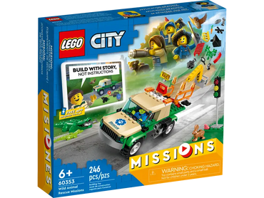 LEGO® Set, Sealed, City, Wild Animal Rescue Missions 60353