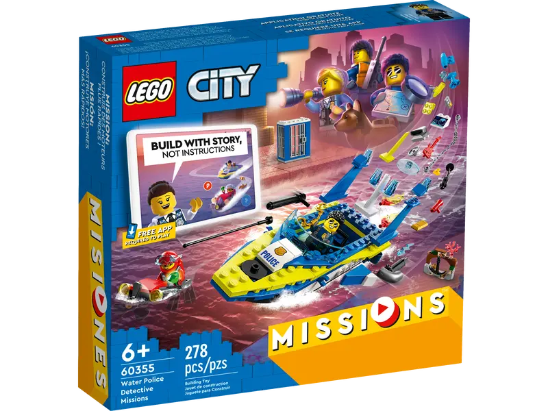 LEGO® Set, Sealed, City, Water Police Detective Missions 60355