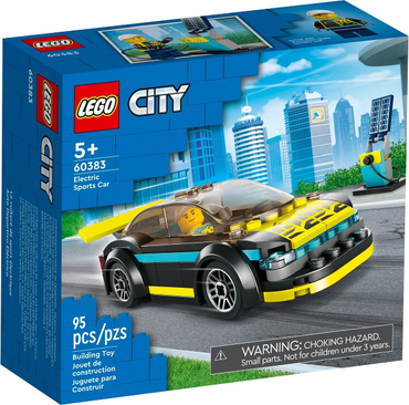 Lego, Set, Town, City, Traffic, Electric Sports Car, 60383