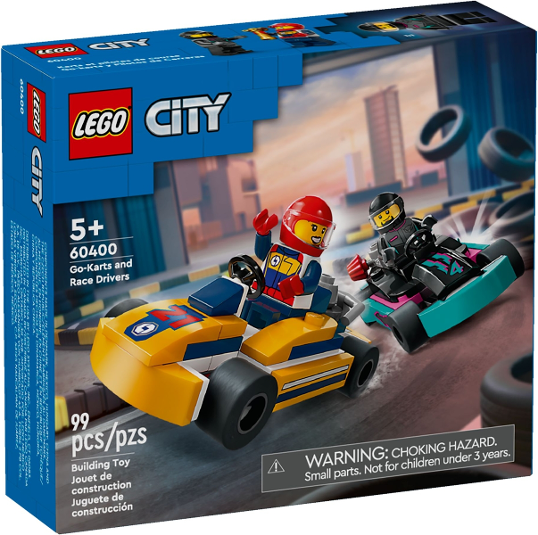 Lego, Set, Sealed Product, City, Go-Karts and Race Drivers, 60400