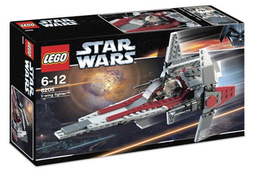 Lego, Set, Opened, Star Wars, V-wing Fighter, 6205