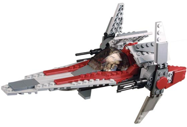 Lego, Set, Opened, Star Wars, V-wing Fighter, 6205