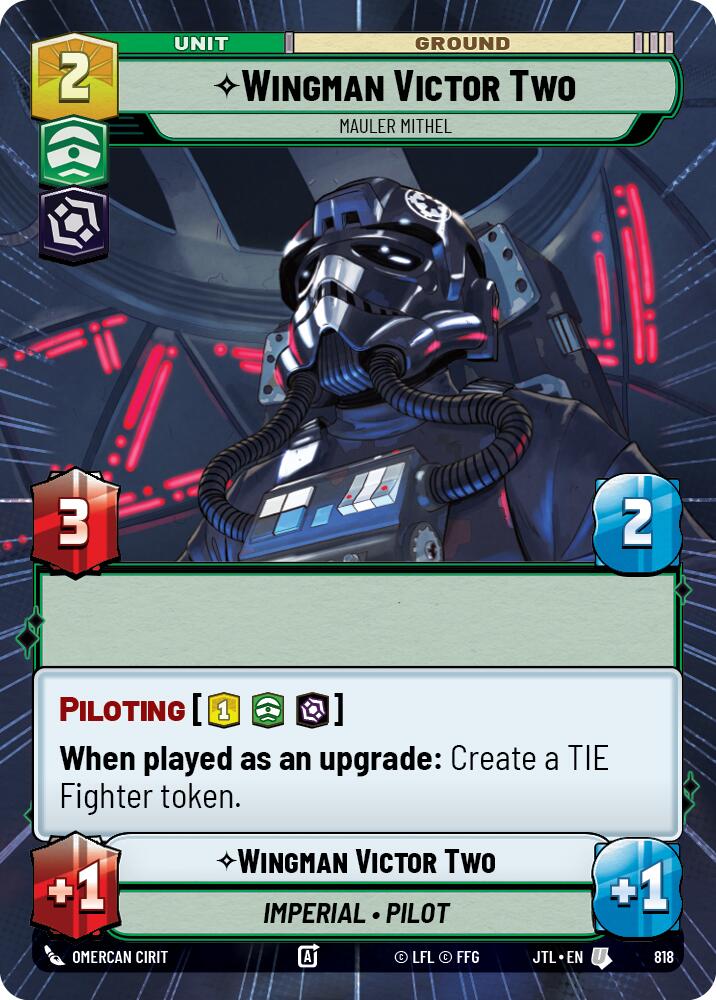 Wingman Victor Two - Mauler Mithel (Hyperspace Foil) (818) [Jump to Lightspeed]