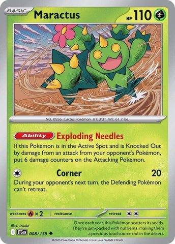 Maractus (008/159) [Scarlet & Violet: Journey Together]
