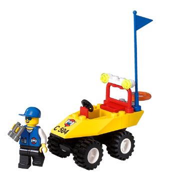 Lego, Set, Opened, City, Coastguard 4WD, 6437