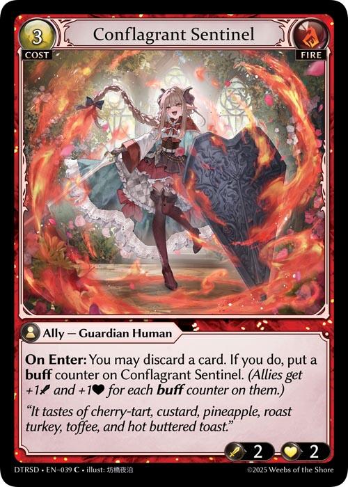 Conflagrant Sentinel (39) [Distorted Reflections Starter Decks]