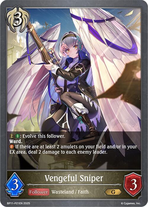 Vengeful Sniper - P21 (Foil) (BP11-P21EN) [Bullet of Fate]