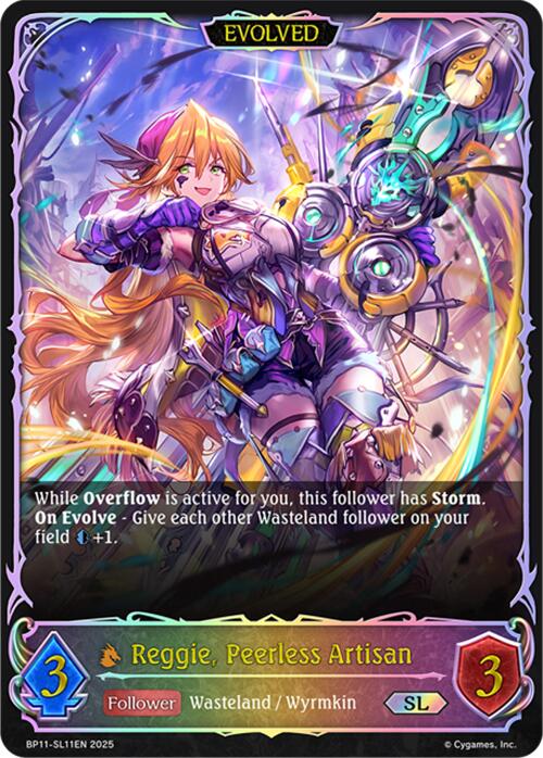 Reggie, Peerless Artisan (Evolved) (BP11-SL11EN) [Bullet of Fate]