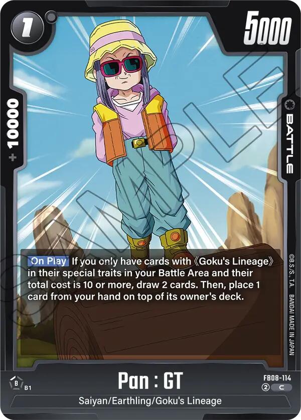 Pan : GT (FB08-114) [Saiyan's Pride]